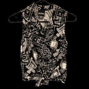 Harry Potter Tie Front Tank Top Size XS